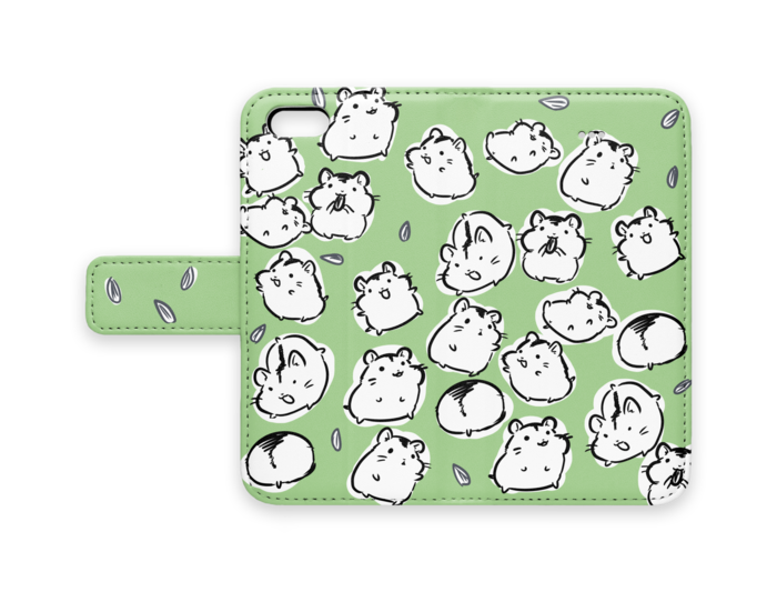 手帳型iPhoneケース - iPhone5 - ストラップ穴 なし