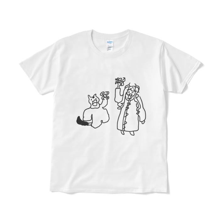 Tシャツ - L - ホワイト