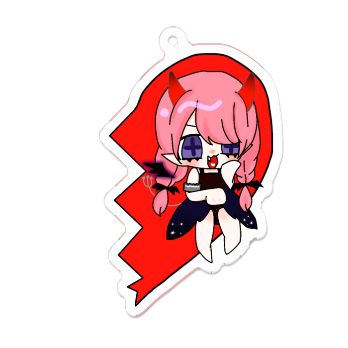 アクリルキーホルダー - 70 x 70 (mm)