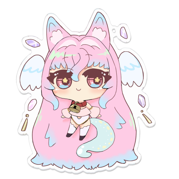 アクリルキーホルダー - 100 x 100 (mm)