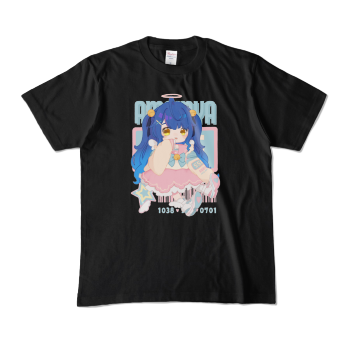 カラーTシャツ - M - ブラック