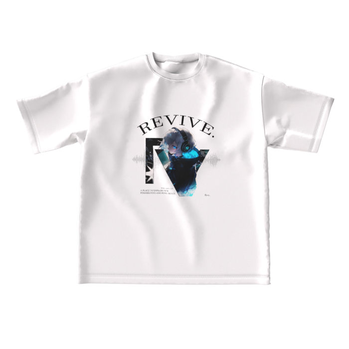 ビッグシルエットTシャツ - L - 両面