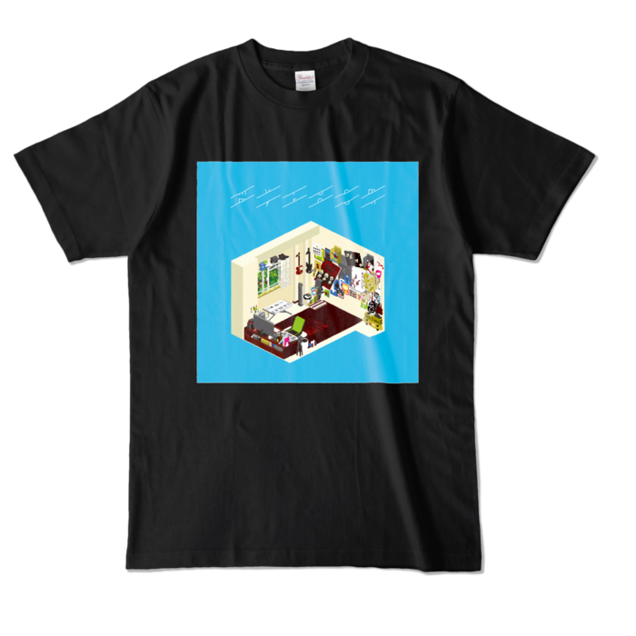 カラーTシャツ - L - ブラック (濃色)