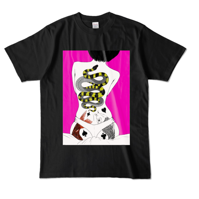 カラーTシャツ - L - ブラック (濃色)