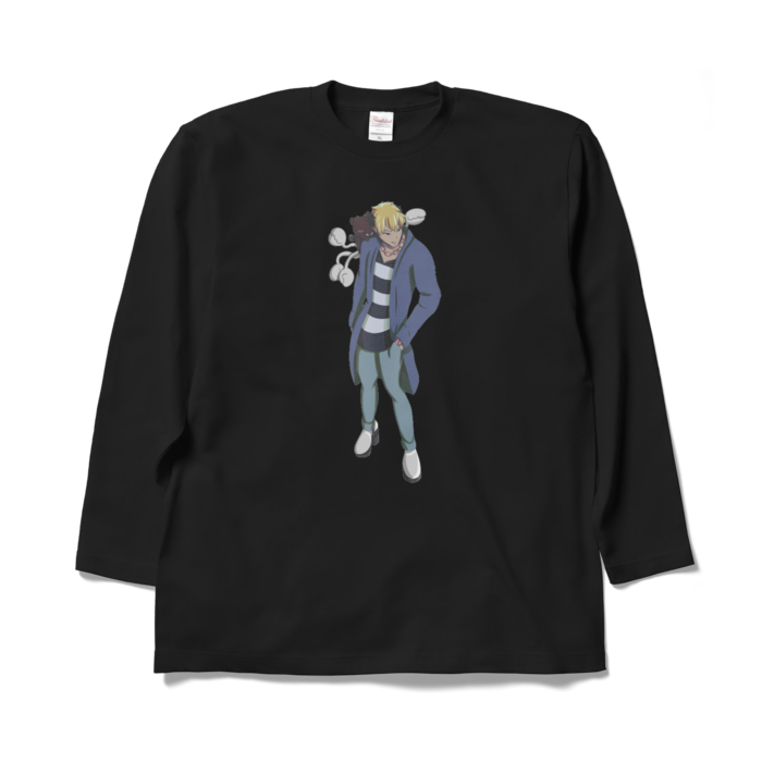 ロングスリーブTシャツ - XL - ブラック