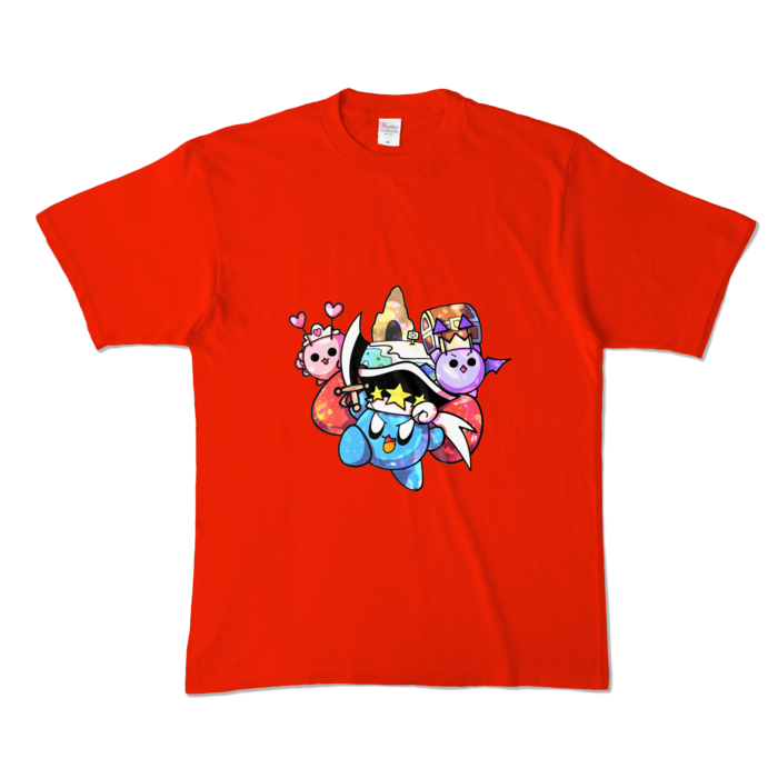 カラーTシャツ - XL - レッド (濃色)