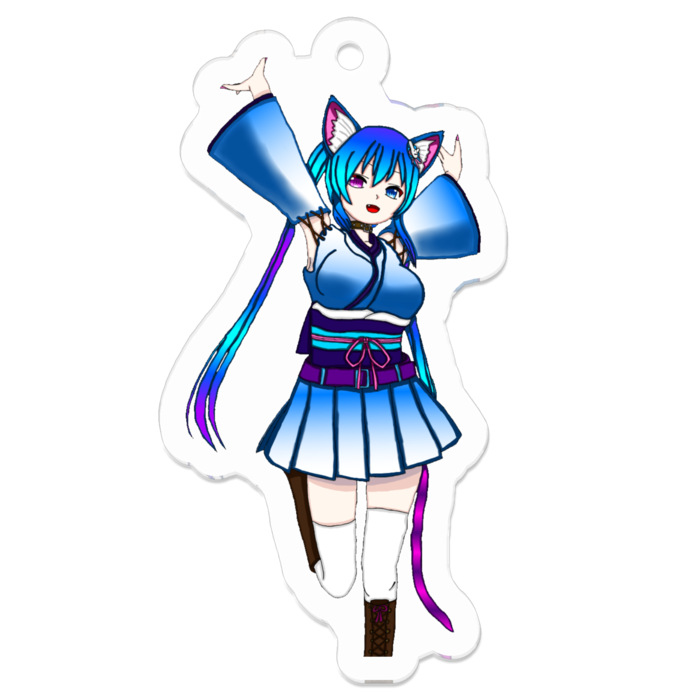 アクリルキーホルダー - 50 x 50 (mm)