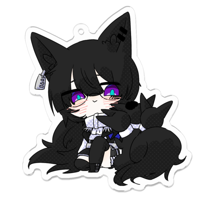 アクリルキーホルダー - 70 x 70 (mm)