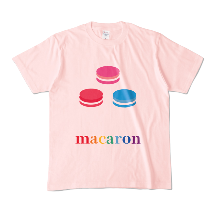 マカロンTシャツ - M - ライトピンク (淡色)