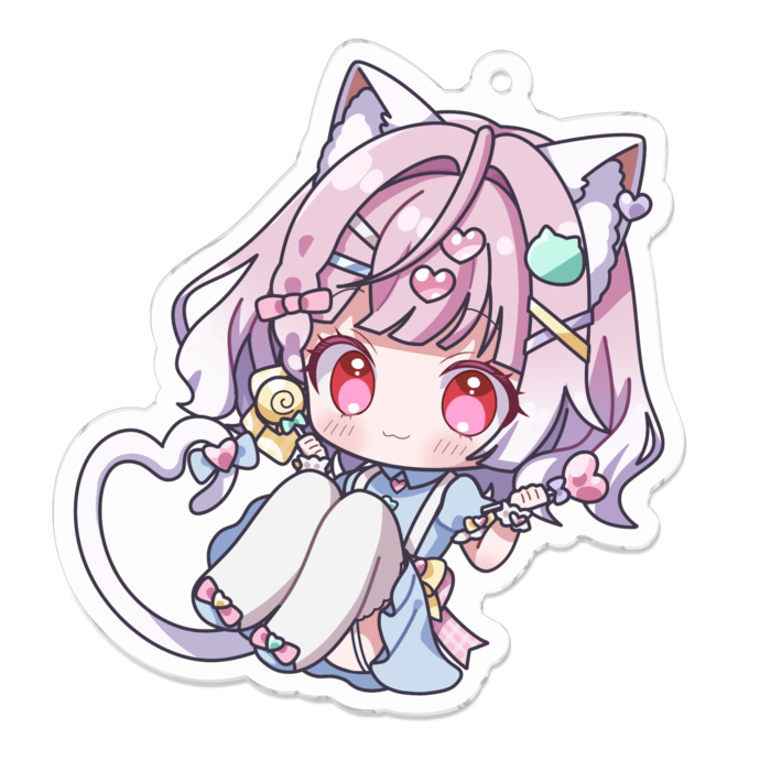 アクリルキーホルダー - 70 x 70 (mm)