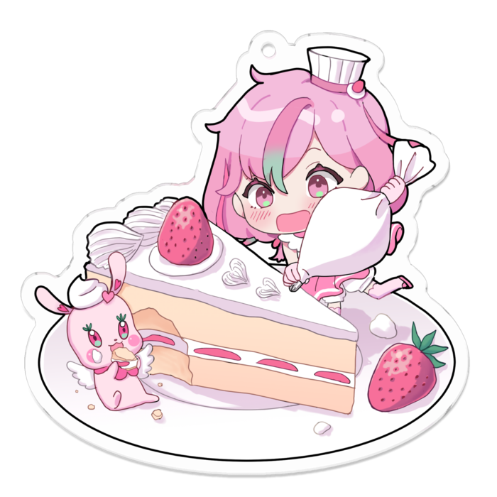 アクリルキーホルダー - 70 x 70 (mm)