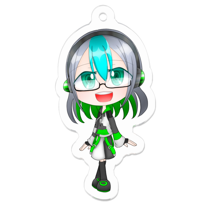 アクリルキーホルダー - 50 x 50 (mm)