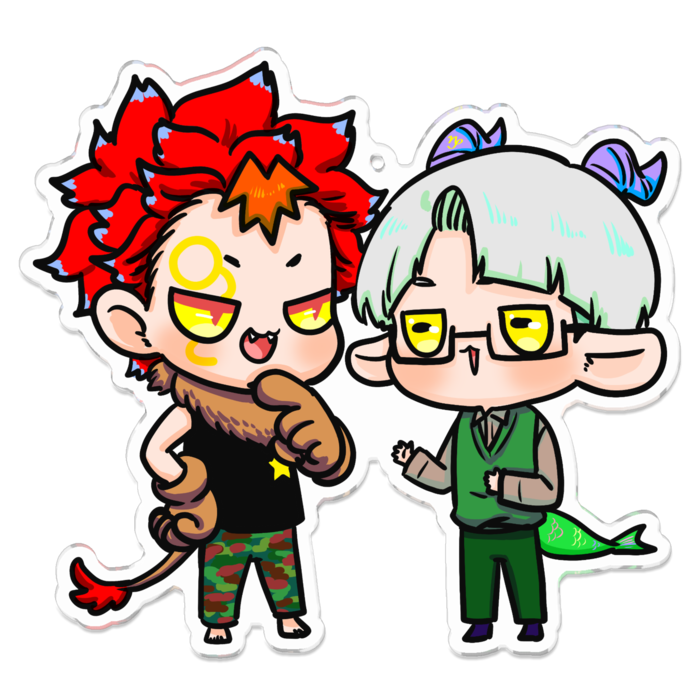 アクリルキーホルダー - 100 x 100 (mm)