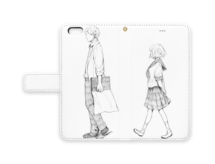 手帳型iPhoneケース - iPhone 6 Plus / 6s Plus - ストラップ穴 あり