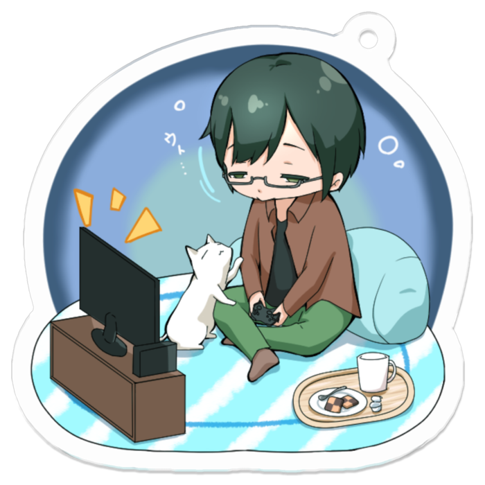 アクリルキーホルダー - 50 x 50 (mm)