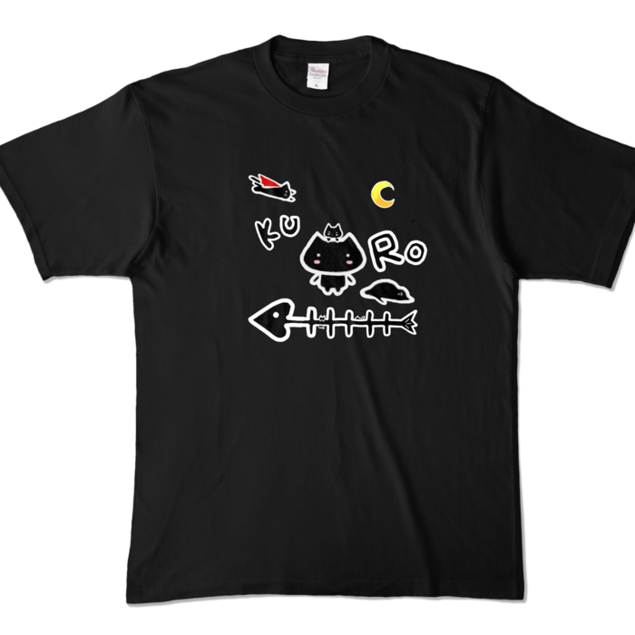 カラーTシャツ - XL - ブラック (濃色)