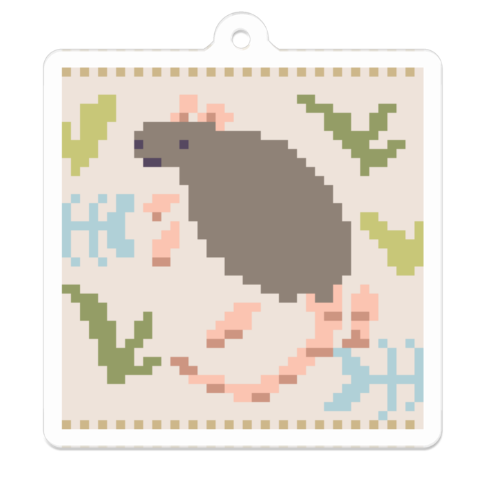 アクリルキーホルダー - 50 x 50 (mm)