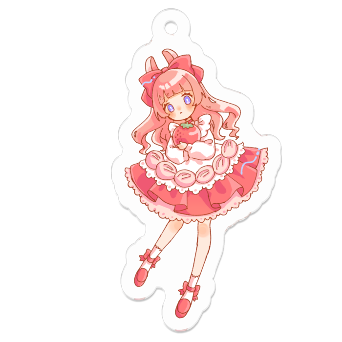 アクリルキーホルダー - 50 x 50 (mm)