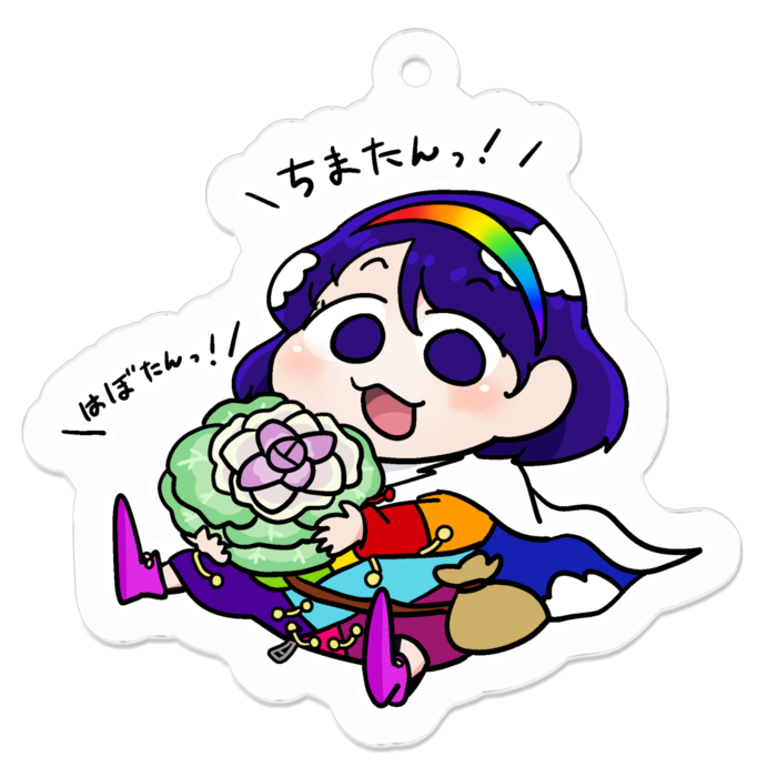 アクリルキーホルダー - 50 x 50 (mm)