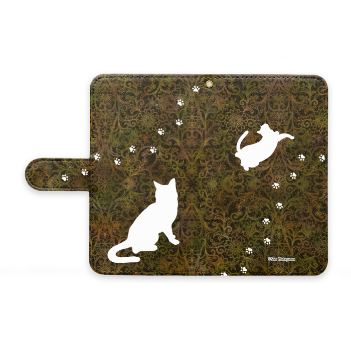 手帳型Androidケース - M - ストラップ穴 あり