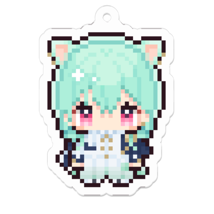 アクリルキーホルダー - 50 x 50 (mm)