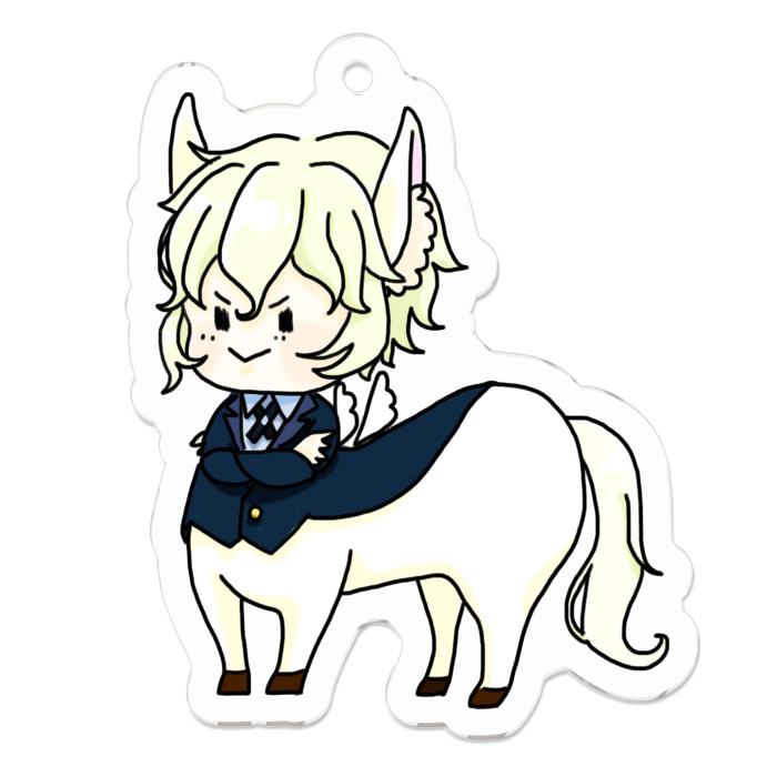 アクリルキーホルダー - 50 x 50 (mm)