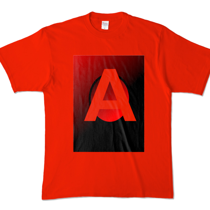 カラーTシャツ - XL - レッド (濃色)