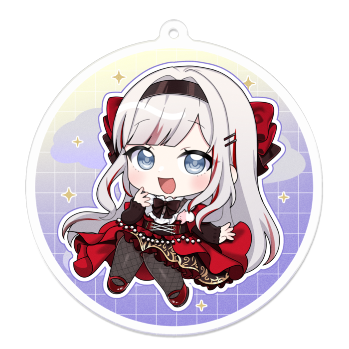 アクリルキーホルダー（コーティング） - 70 x 70 (mm)