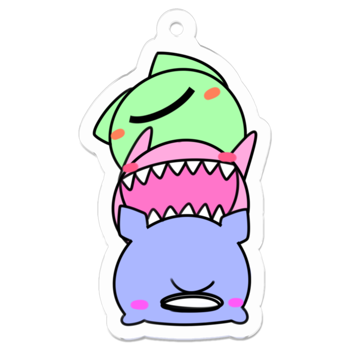 アクリルキーホルダー - 50 x 50 (mm)