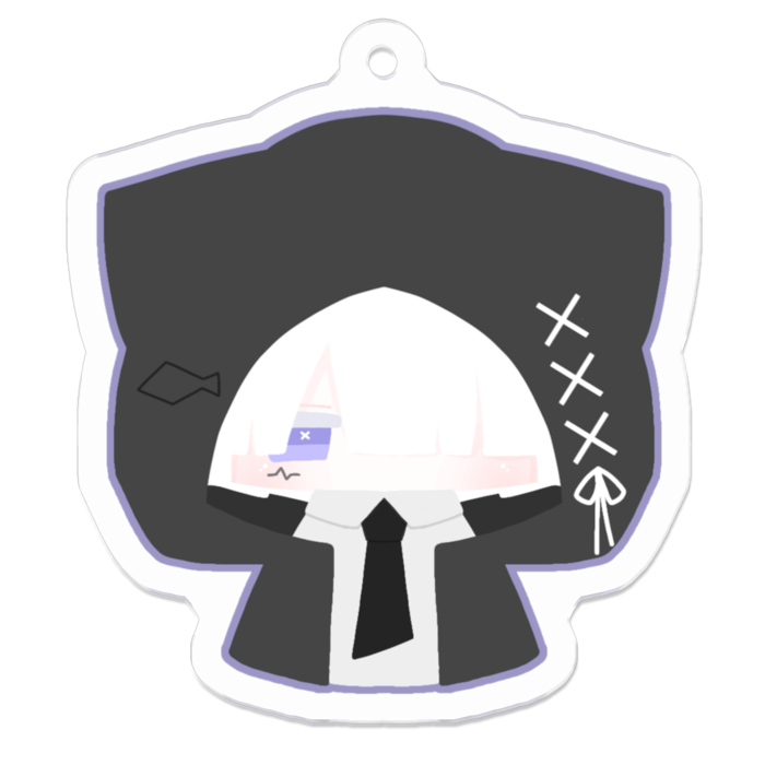 アクリルキーホルダー - 50 x 50 (mm)