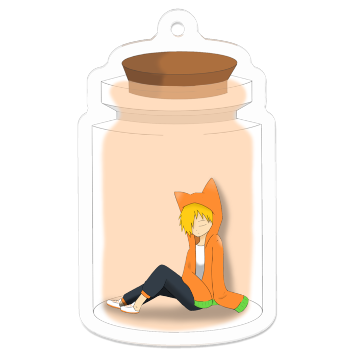 アクリルキーホルダー - 50 x 50 (mm)