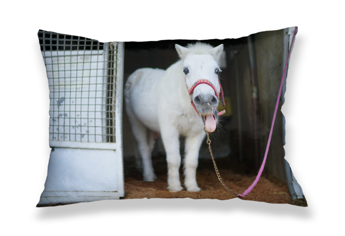 ねむたくなっちゃったミルキーくん枕カバー かわいい馬たち屋さん Booth