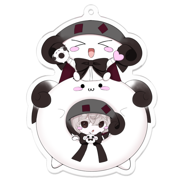 博士(本無)アクリルキーホルダー - 70 x 70 (mm)