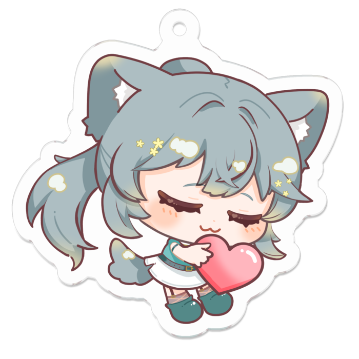 アクリルキーホルダー - 50 x 50 (mm)