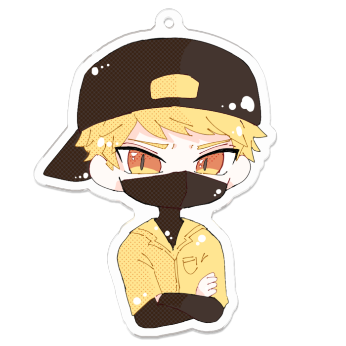 アクリルキーホルダー - 70 x 70 (mm)