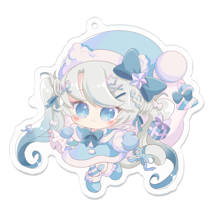 アクリルキーホルダー - 70 x 70 (mm)