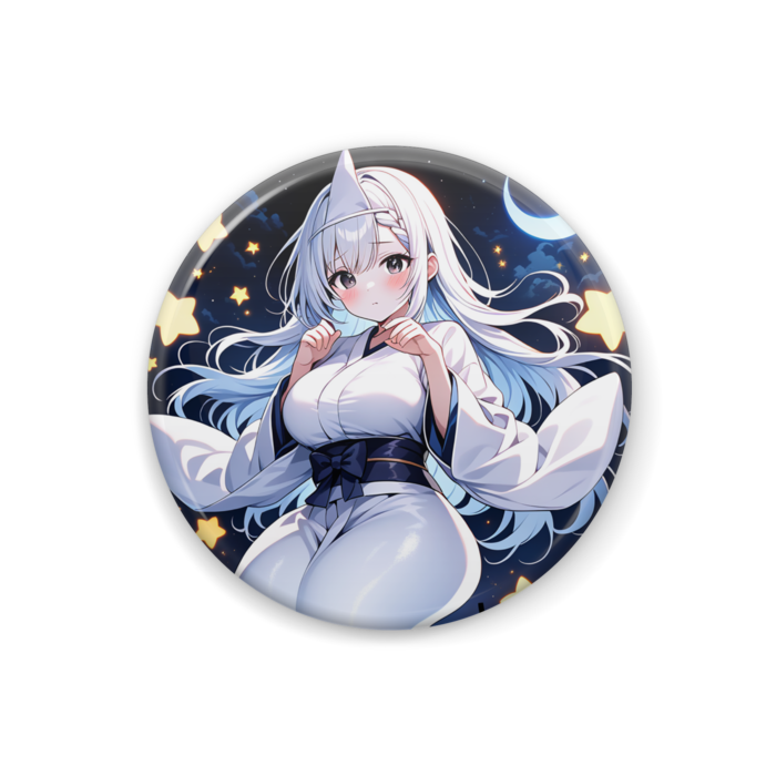 幽霊麗奈缶バッジ - 32mm