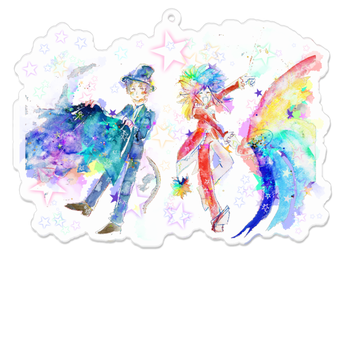 アクリルキーホルダー - 100 x 100 (mm)