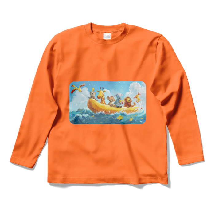 ロングスリーブTシャツ - S - オレンジ