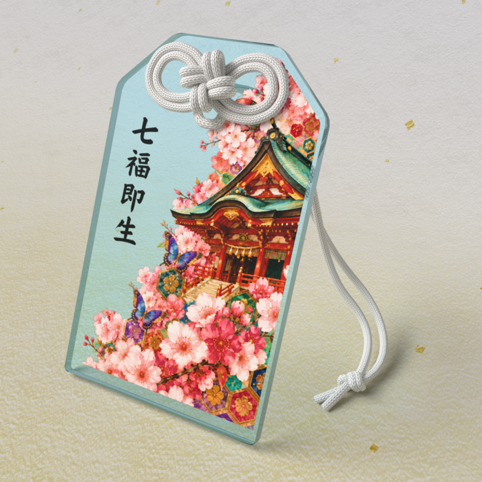アクリルお守り - 50 × 80mm