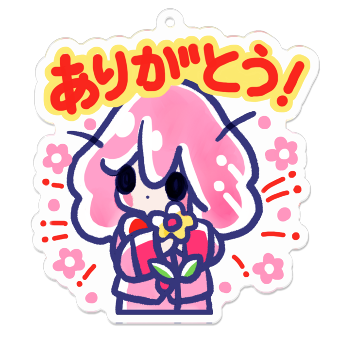 アクリルキーホルダー - 70 x 70 (mm)