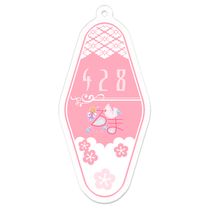 モーテルキー風②（コーティング） - 70 x 70 (mm)(1)