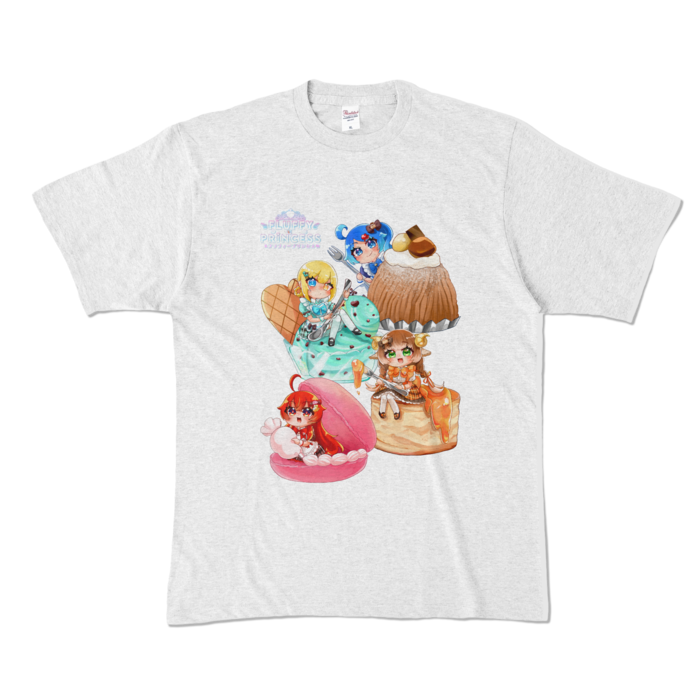 カラーTシャツ - XL - アッシュ (淡色)