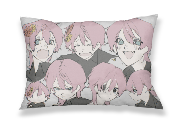 枕カバー - 43x63cm - 片面