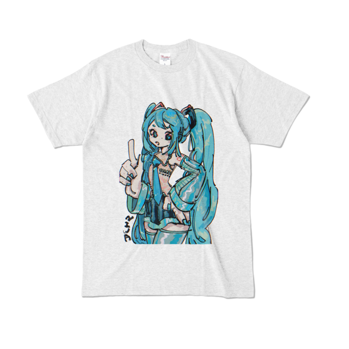 カラーTシャツ - L - アッシュ (淡色)