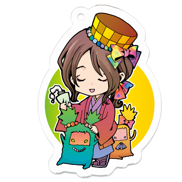 アクリルキーホルダー - 50 x 50 (mm)