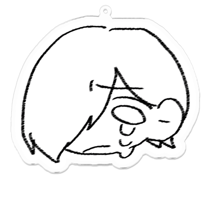 アクリルキーホルダー - 100 x 100 (mm)