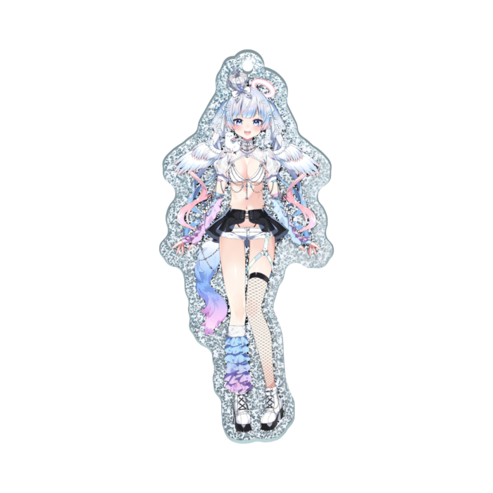 ラメアクリルキーホルダー - 70 × 70mm(1)