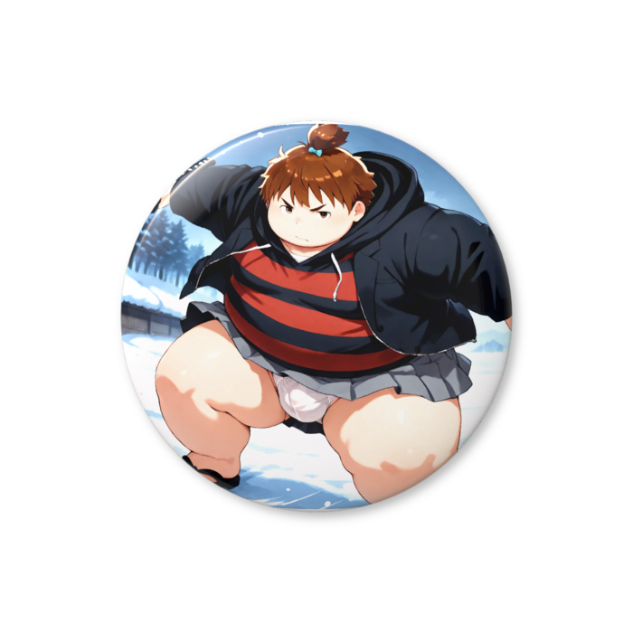 【缶バッジ(バリュー)】剣善寺くん(雪花) 32mm