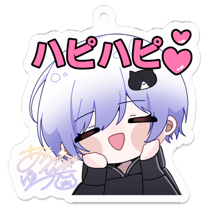 アクリルキーホルダー（コーティング） - 50 x 50 (mm)